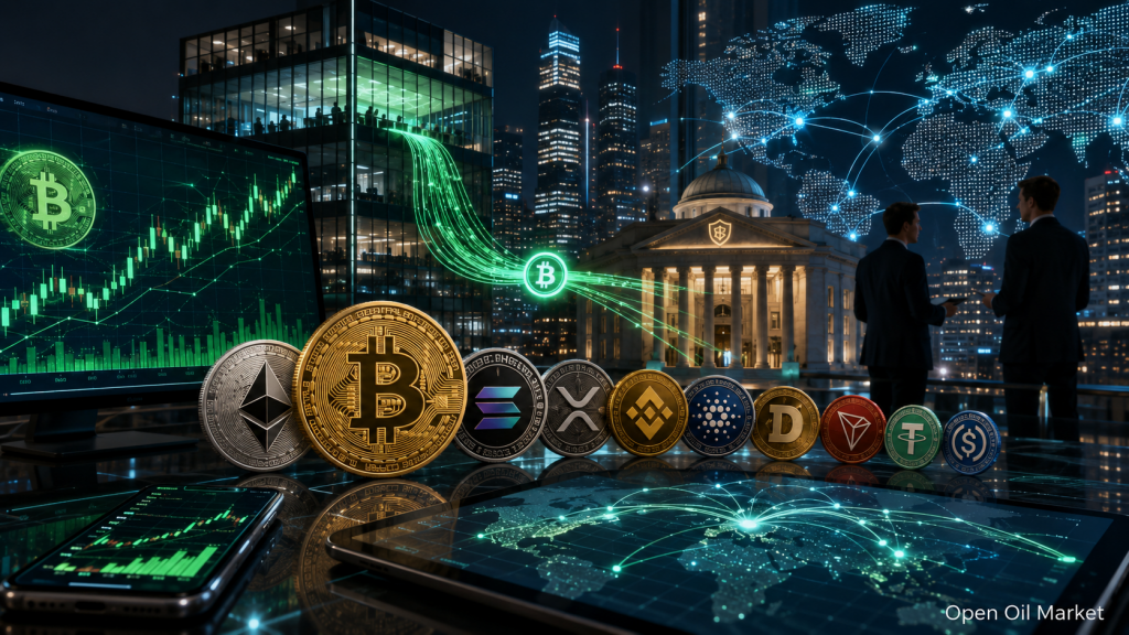 Merkado ng cryptocurrencies Hulyo 21, 2026: Bitcoin pinanatili ang mahalagang antas, ETF inflows at nangungunang 10 digital na asset