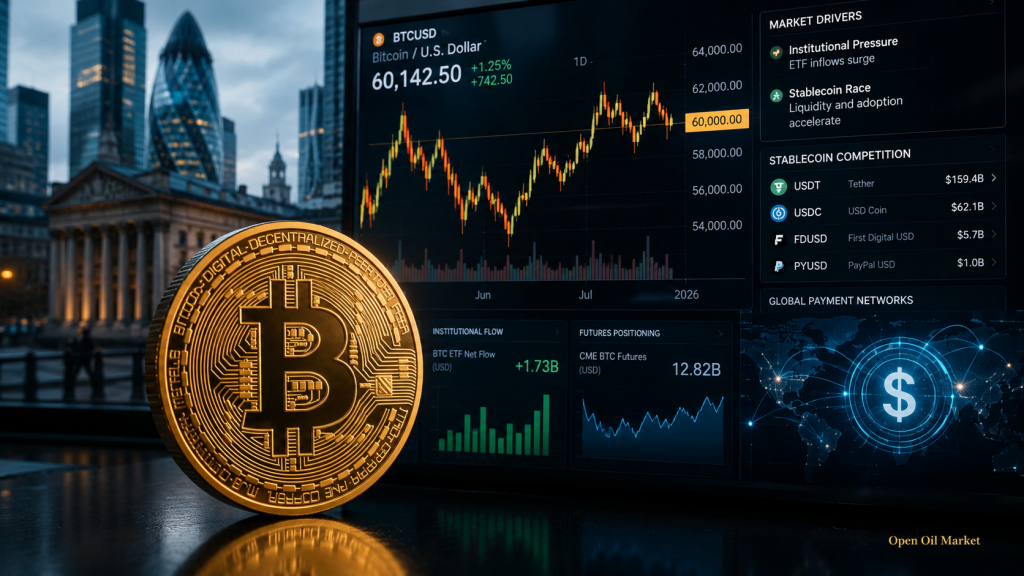 Pigura ng Merkado ng Cryptocurrency Hulyo 1, 2026: Bitcoin, ETF, Ethereum at mga Stablecoin