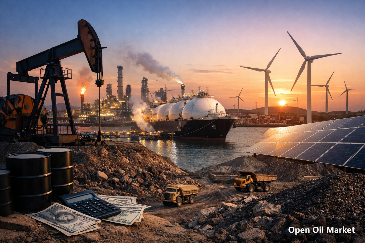 Balita sa Langis at Enerhiya — Pebrero 22, 2026 OPEC+, langis, gas, LNG, refinery, RES