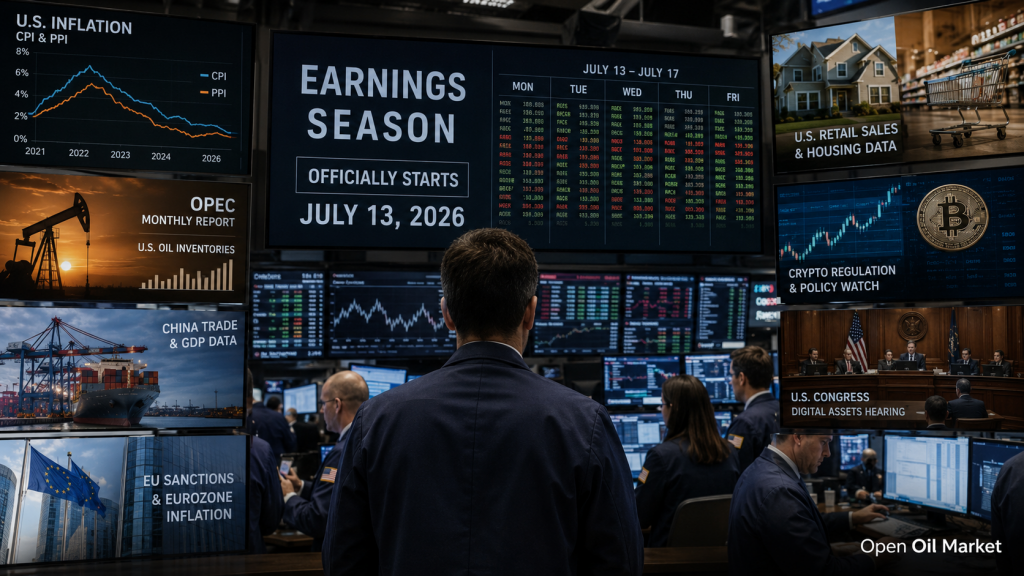 Kalendaryo ng mamumuhunan Hulyo 13-17, 2026: CPI sa US, GDP ng Tsina at panahon ng reporting