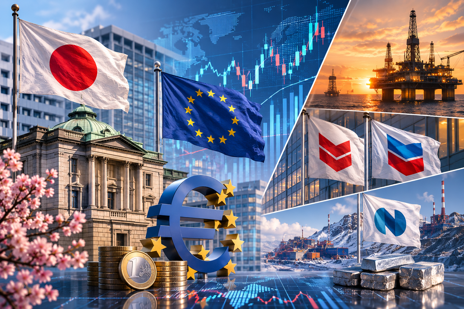 Pangunahing Pangyayari sa Ekonomiya at mga Ulat ng Kumpanya: Biyernes, Hulyo 31, 2026 — Desisyon ng Bangko ng Hapon, Implasyon sa Eurozone, Ulat mula sa ExxonMobil, Chevron, at "Norilsk Nickel"
