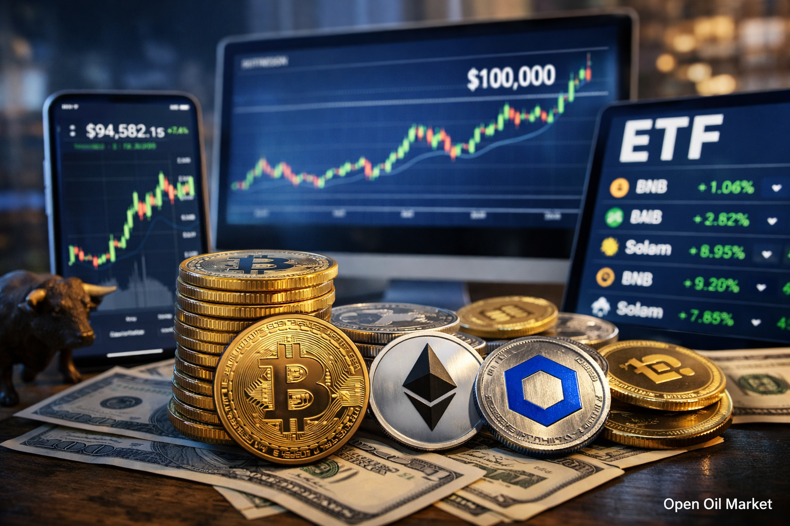 Balita ng Cryptocurrencies Enero 19, 2026 — Bitcoin sa $100,000, Rally ng Altcoins at ETF