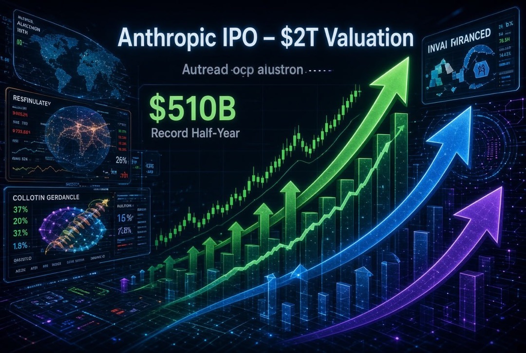 Balita tungkol sa mga startup at venture investments — Sabado, Agosto 15, 2026: IPO ng Anthropic na $2 trilyon, rekord na $510 bilyon para sa nakaraang anim na buwan at boom ng mga megaraon sa depensa.