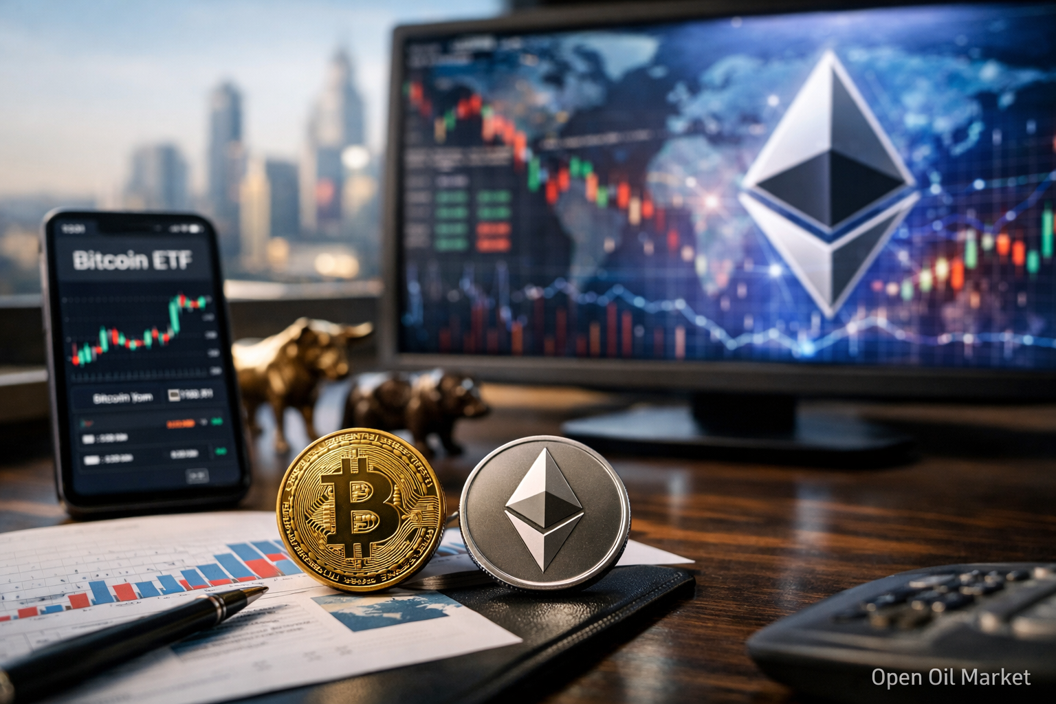 Balita sa Cryptocurrency - Lunes, Marso 2, 2026: pagliko ng daloy sa Bitcoin ETF, risk-off sa mundo at pokus sa roadmap ng Ethereum