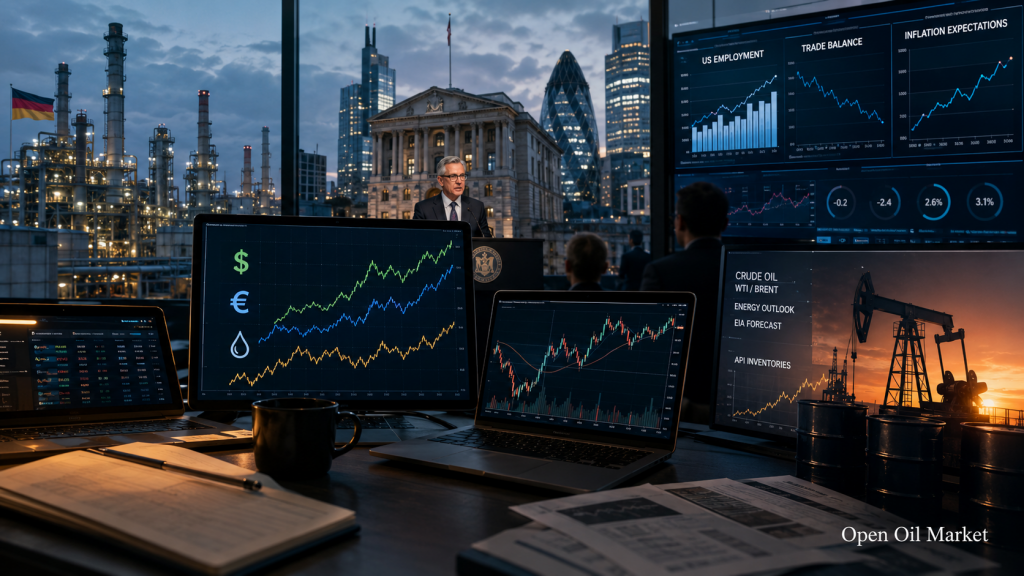 Kalendaryo ng Ekonomiya at Mga Report ng Kumpanya sa Hulyo 7, 2026: Germany, Bank of England, US at Langis