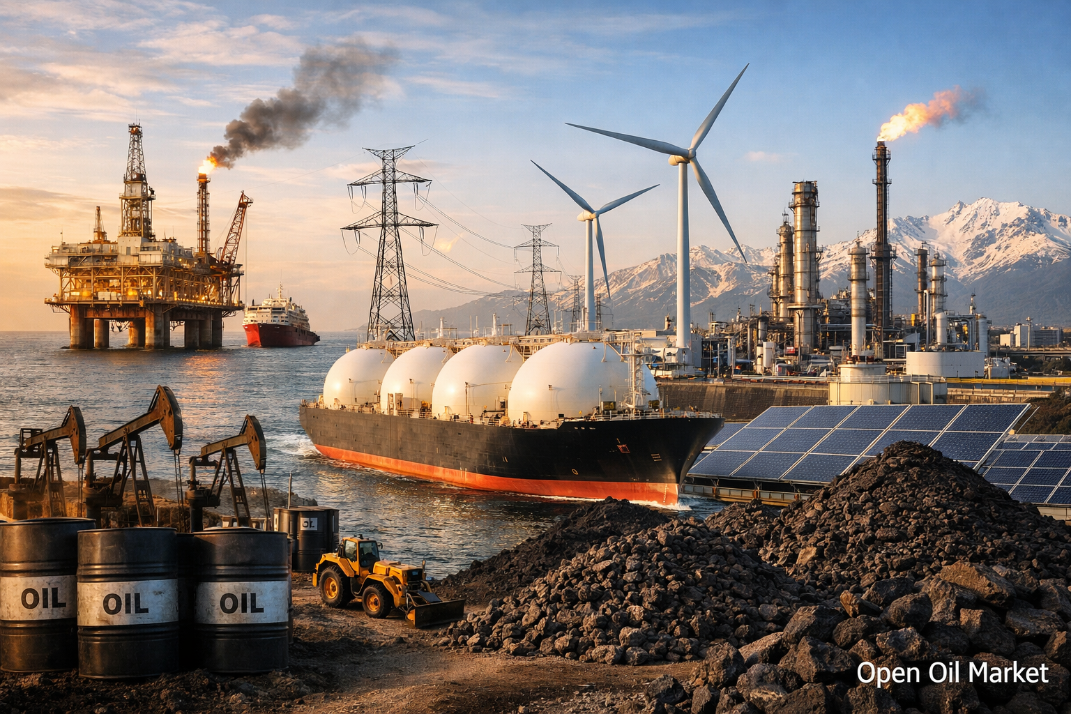 Balita sa langis at gas at enerhiya — Martes, Pebrero 24, 2026: Europa sa rekord na pag-import ng LNG, langis sa hanay ng mga inaasahan ng OPEC+.