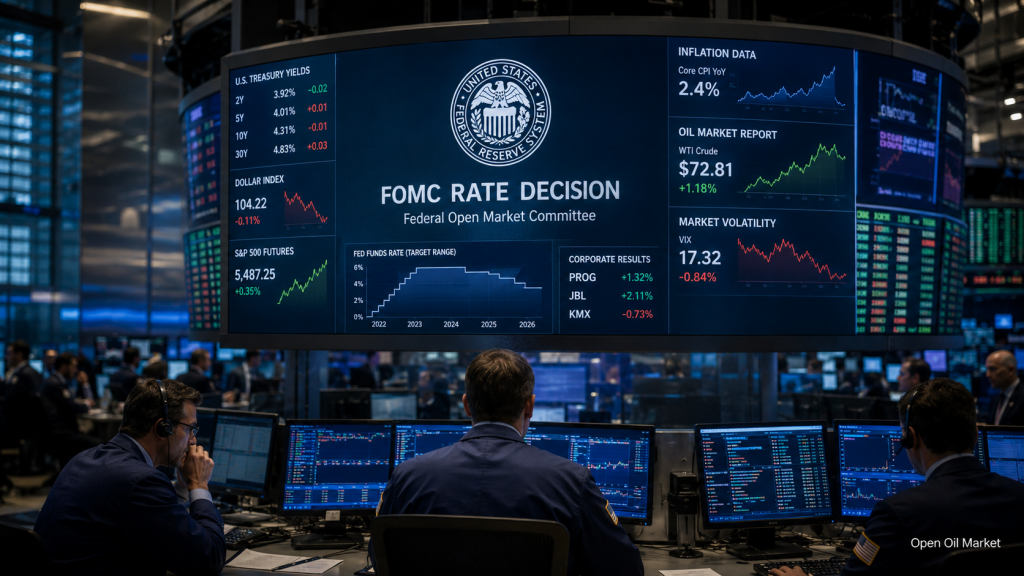 Mga Pang-ekonomiyang Kaganapan at Ulat ng Kumpanya, Miyerkules, Hunyo 17, 2026: FOMC, Inflation sa UK at Eurozone, Ulat ng IEA at mga Ulat ng Progressive, Jabil at CarMax