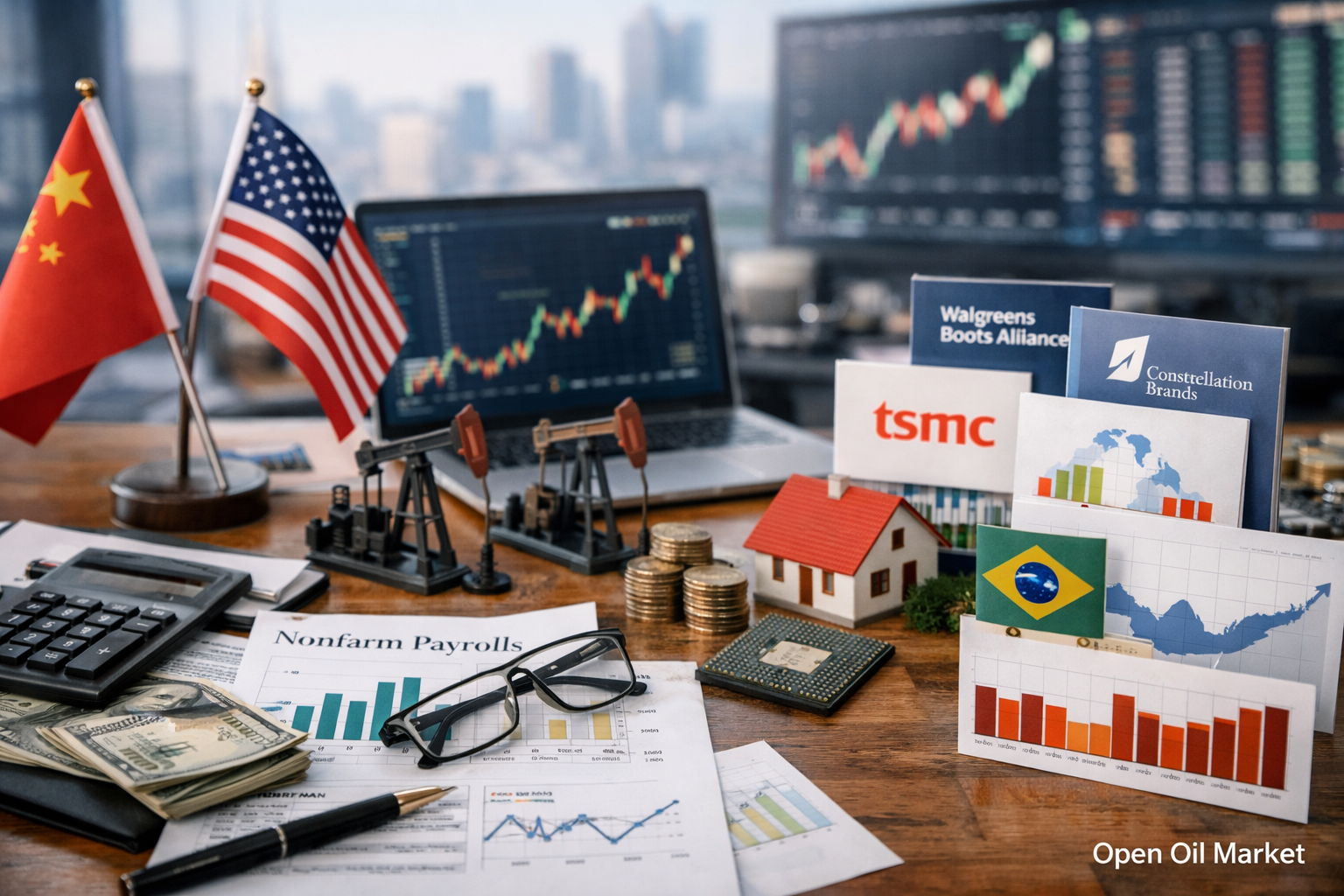 Mga pang-ekonomiyang kaganapan at mga ulat ng kumpanya — Biyernes, Enero 9, 2026 Nonfarm Payrolls ng US, implasyon sa Tsina at Alemanya