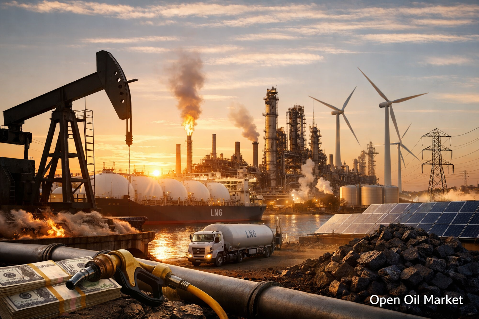 Balita ng Langis at Enerhiya — Linggo, Marso 15, 2026: Langis higit sa $100, stress sa merkado ng gas at bagong balanse sa pandaigdigang sektor ng enerhiya.