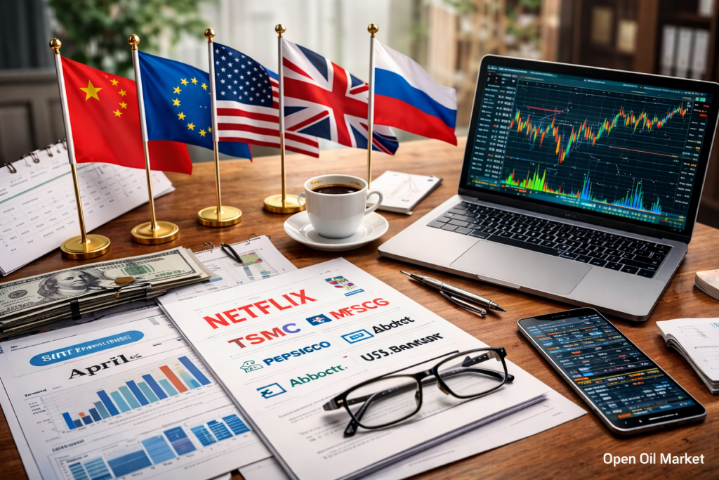 Pang-ekonomiyang Kaganapan at Ulat ng Korporasyon — Huwebes, Abril 16, 2026: GDP ng Tsina, CPI ng Eurozone at Ulat ng mga Korporasyon