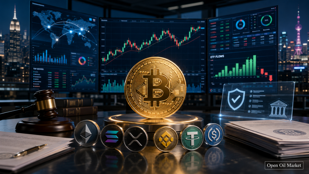 Balita sa Cryptocurrency, Linggo Hulyo 5, 2026: Bitcoin, ETF-flows at Regulasyon ng Stablecoins