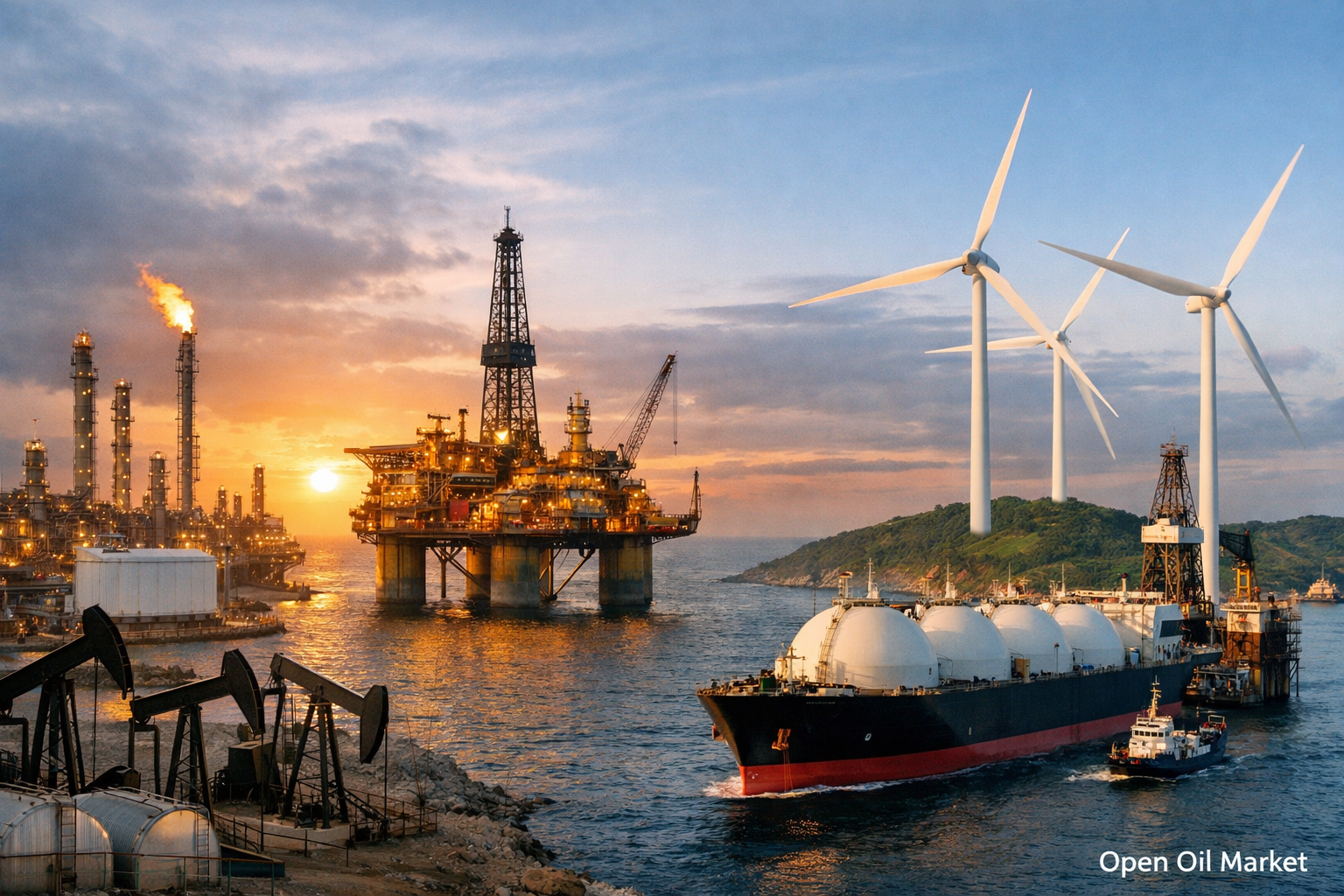 Pandaigdigang Merkado ng EK: langis, gas, kuryente at RES — mga kaganapan noong Pebrero 4, 2026.