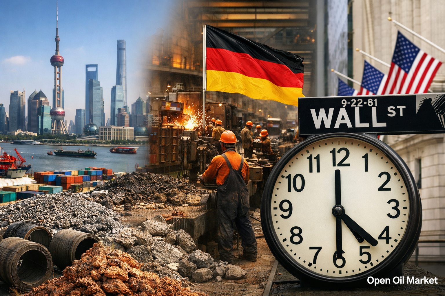 Pandaigdigang pamilihan sa pananalapi inflation sa Tsina industriya ng produksyon sa Alemanya mga inaasahan sa inflation sa Estados Unidos mga kaganapang pang-ekonomiya Marso 9, 2026.