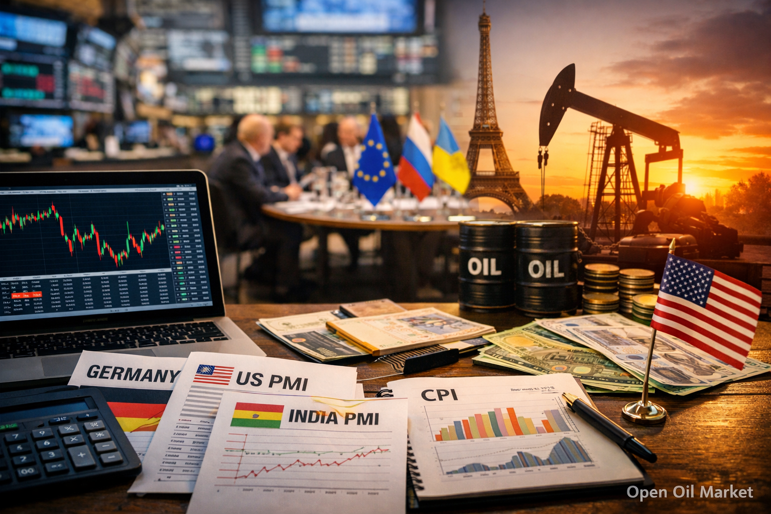 Mga Kaganapan sa Ekonomiya at Ulat ng Corporate — Martes, ika-6 ng Enero 2026: PMI ng mga Serbisyo, CPI ng Alemanya, mga Imbakan ng Langis ng API