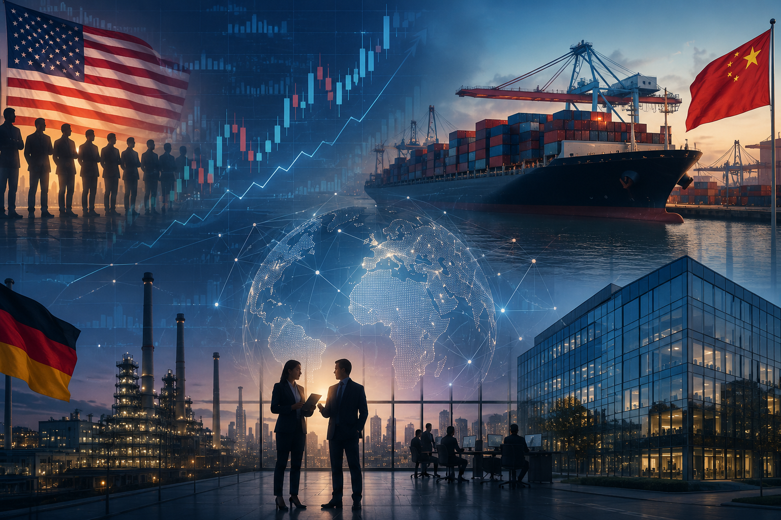 Mga Kaganapang Pang-ekonomiya at mga Ulat ng Korporasyon — Biyernes, Agosto 7, 2026: Nonfarm Payrolls sa USA, balanse ng kalakalan ng Tsina, industriya ng Alemanya, at pag-uulat ng Allianz.