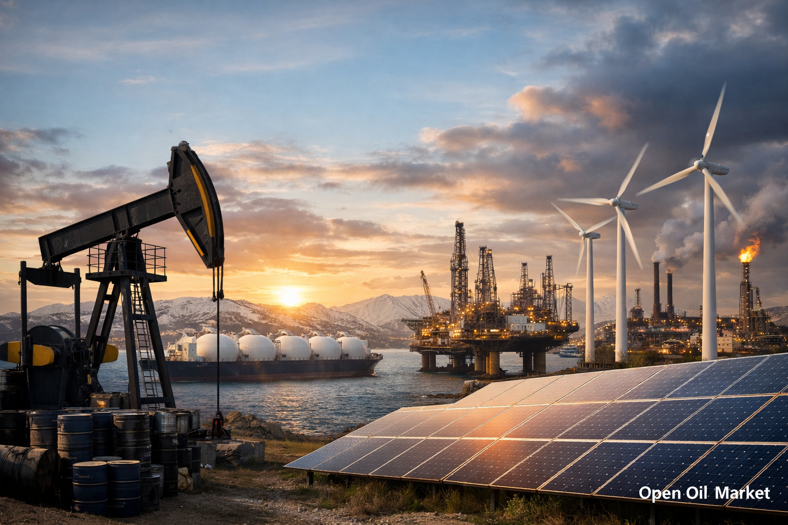 Balita ng Langis at Gas at Enerhiya 18 Enero 2026 — pandaigdigang merkado ng TЭК, langis, gas, NPE at merkado ng enerhiya