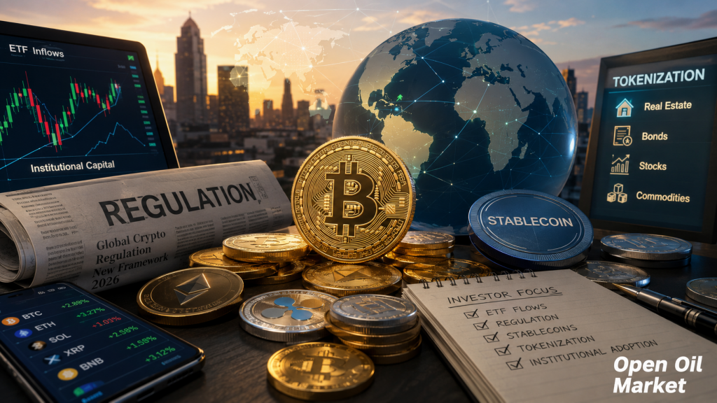 Pandaigdigang Pamilihan ng Cryptocurrency Hulyo 13, 2026: Bitcoin, Ethereum, ETF, Regulasyon, Stablecoins at Tokenization