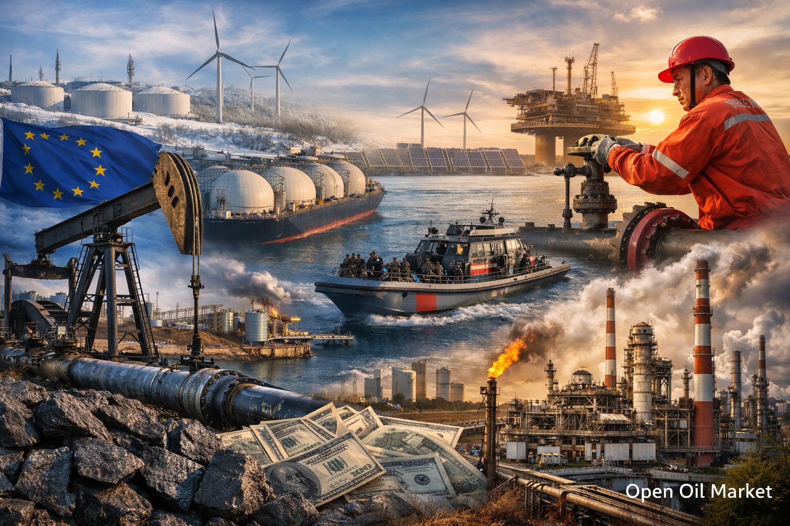 Balita sa Sektor ng Enerhiya - Huwebes, ika-8 ng Enero 2026: Pandaigdigang Pamilihan ng Langis, Gas, at Enerhiya sa ilalim ng Presyon ng Labis na Produksyon