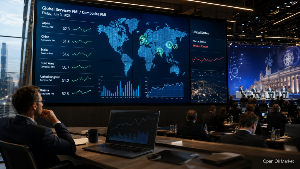 Kaganapang Ekonomiya at Corporate Reports: Biyernes, Hulyo 3, 2026 — Pandaigdigang PMI, Inflation ng Turkey, Financial Congress ng Central Bank ng Russia at Saradong Kalakalan sa US