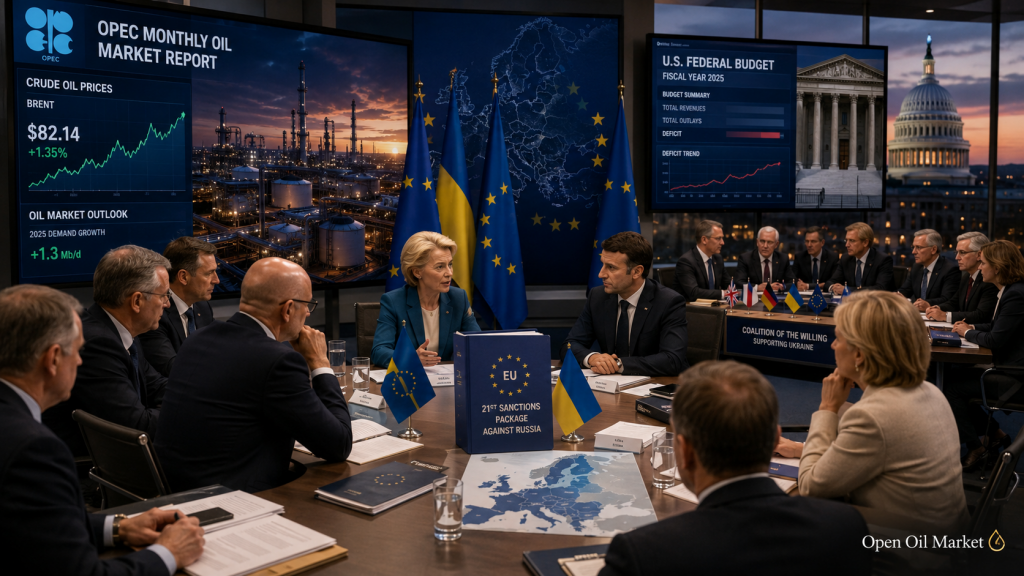 EU mga parusa laban sa Russia, pulong tungkol sa Ukraine, ulat ng OPEC at mga datos sa badyet ng US noong ika-13 ng Hulyo, 2026