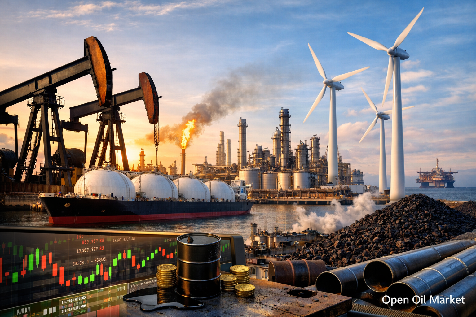 Balita sa Oil and Gas at Enerhiya — Linggo, Pebrero 15, 2026: Brent, Gas at RES